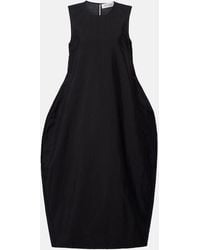 Rohe - Linen And Silk-Blend Midi Dress - Lyst