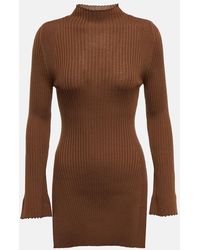 Wolford - Ribbed-knit Wool Sweater - Lyst