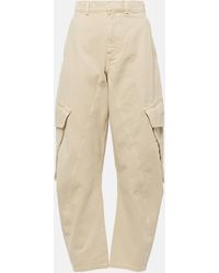 JW Anderson - Cotton Barrel-leg Cargo Pants - Lyst