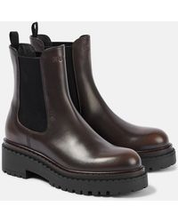 Prada - Chelsea Boots Aus Leder - Lyst