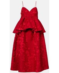 La DoubleJ - Midikleid Satine Aus Jacquard - Lyst