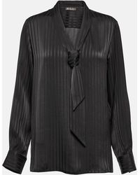 Loro Piana - Kya Striped Jacquard Silk Shirt - Lyst