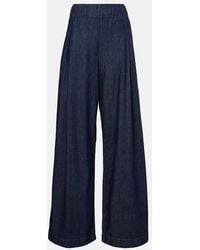 Dries Van Noten - High-Rise Wide-Leg Jeans - Lyst