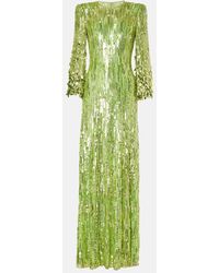 Jenny Packham - Nymph Sequined Gown - Lyst