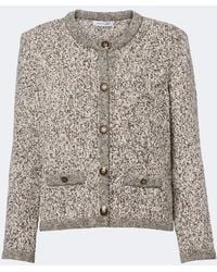 Veronica Beard - Rexton Knitted Cotton-Blend Cardigan - Lyst