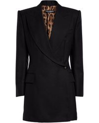 blazers y chaquetas de traje Mujer Ropa de Chaquetas de Americanas Chaqueta con doble botonadura de Dolce & Gabbana de color Negro 