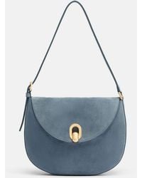 SAVETTE - Tondo Small Suede Shoulder Bag - Lyst