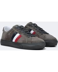 Moncler - Baskets New Monaco En Suede - Lyst