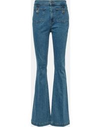 Veronica Beard - Beverly High-Rise Flared Jeans - Lyst