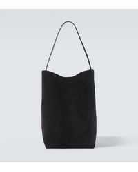 The Row - N/S Park Large Suede Tote Bag - Lyst