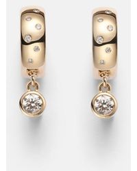 Roxanne First - 14Kt Earrings With Diamonds - Lyst