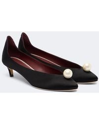 Magda Butrym - Embellished Satin Pumps - Lyst