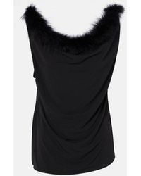 Coperni - Feather-Detailing Top - Lyst