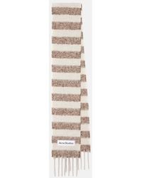 Acne Studios - Echarpe En Laine Melangee A Rayures - Lyst