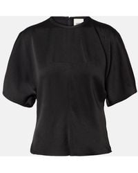 Isabel Marant - Karlita Satin Top - Lyst