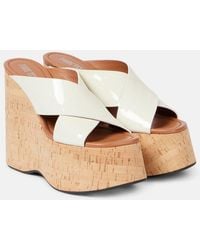 Paris Texas - Mara 135 Patent Leather Platform Sandals - Lyst