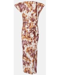 Isabel Marant - Nadela Printed Cotton Jersey Maxi Dress - Lyst
