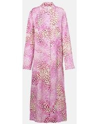 Dries Van Noten - Printed Jacquard Coat - Lyst
