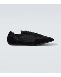 Prada - Re-Nylon-Suede Sneakers - Lyst