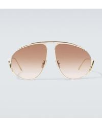 Loewe - Signature Aviator Sunglasses - Lyst