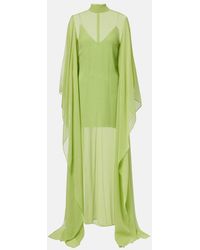 ‎Taller Marmo - Lanzarote Semi-Sheer Silk Kaftan - Lyst