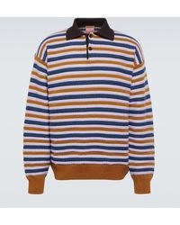 Zegna - X The Elder Statesman Cashmere And Wool Polo Sweater - Lyst