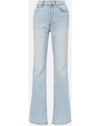 RE/DONE - Jeans Flared The Riding Jean De Tiro Alto - Lyst