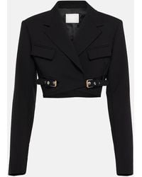 Dion Lee - Interlock Belted Cropped Blazer - Lyst