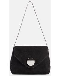 KHAITE - Bobbi Suede Shoulder Bag - Lyst