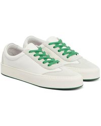The Row - Sneakers Marley in pelle e suede - Lyst