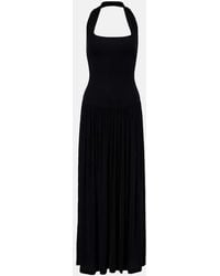 AYA MUSE - Quill Halterneck Maxi Dress - Lyst