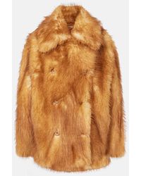 Dorothee Schumacher - Mantel Urban Jungle Aus Faux Fur - Lyst