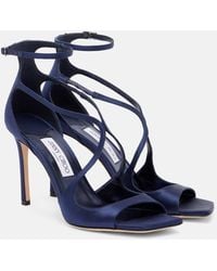 Jimmy Choo - Sandalias Azia 95 De Saten - Lyst