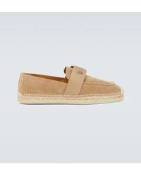 Christian Louboutin - Chambespadrille Suede Espadrilles - Lyst