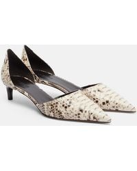Le Monde Beryl - Dakota Snake-Effect Leather Pumps - Lyst