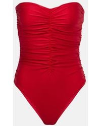 JADE Swim - Yara Ruched Swimsuit - Lyst