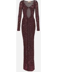 AYA MUSE - Chyha Embellished Cutout Maxi Dress - Lyst