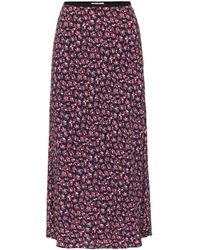 Diane von Furstenberg Falda midi Mae floral - Multicolor