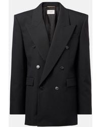 Saint Laurent - Blazer En Laine - Lyst