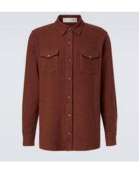 God's True Cashmere - Hemd Aus Kaschmir Mit Sonnenstein - Lyst