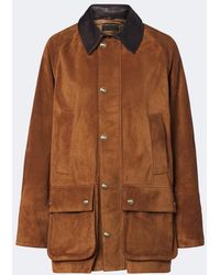 Nili Lotan - Kedem Leather-Trimmed Suede Jacket - Lyst