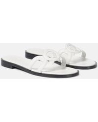 Versace - La Medusa '95 Leather Sandals - Lyst
