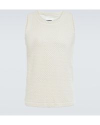 Jil Sander - Cotton-Blend Tank Top - Lyst