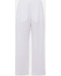 Velvet - Weite Hose Lola Aus Leinen - Lyst