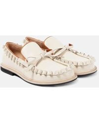 JW Anderson - Ruffled Leather Moccasins - Lyst