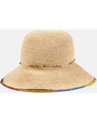 Missoni - Crochet Raffia Bucket Hat - Lyst
