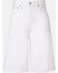 Agolde - Nolan Denim Bermuda Shorts - Lyst