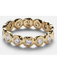 Octavia Elizabeth - Nesting Gem 18Kt Eternity Ring With Diamonds - Lyst