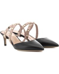 valentino studwrap mules