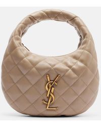 Saint Laurent - Icarino Baby Quilted Leather Top-Handle Bag - Lyst